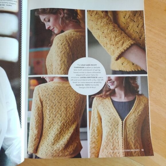 Spring 2011 Interweave Knits magazine22 knitting patterns - Picture 4 of 6